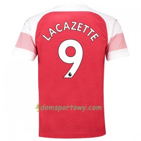 Koszulka Arsenal Lacazette 9 Domowe Koszulki Piłkarskie 2018-2019 Krótki Rękaw